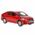 Инерционная металлическая модель – Hyundai Solaris, 12 см, красный  - миниатюра №2