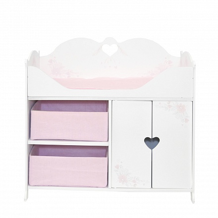 Кроватка-шкаф для кукол серия Розали, цвет Бьянка 