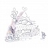 Пазл-раскраска - Игрушечный домик, 5 фломастеров в комплекте  - миниатюра №1