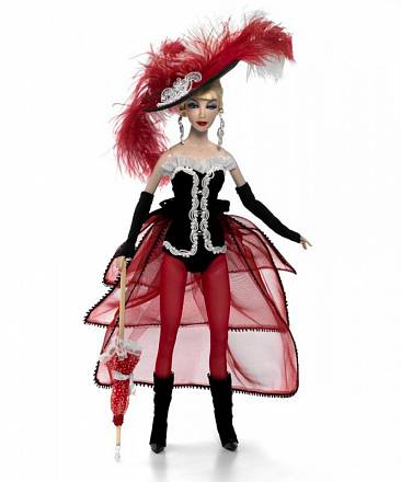 Кукла - Танцовщица из Мулен Руж, 41 см 