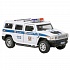 Машина Hummer H2 - Полиция, 12 см, свет-звук, инерционный механизм, цвет белый  - миниатюра №3