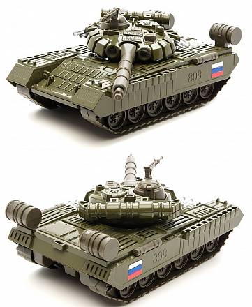 Модель танка Т-90, свет, звук