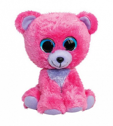 Мягкая игрушка - Мишка Raspberry, розовый, 15 см 