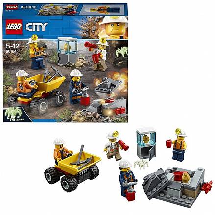 Конструктор Lego City - Бригада шахтеров 