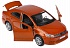 Машина металлическая Volkswagen Polo Седан, 12 см, открываются двери и багажник, инерционная, коричневая  - миниатюра №3