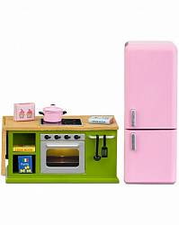 Мебель для домика Смоланд - Кухонный набор с холодильником (Lundby, LB_60207800) Мебель для домика Смоланд - Кухонный набор с холодильником (Lundby, LB_60207800)