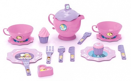 Игровой набор посуды для чая – Принцесса, малый 
