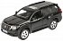 Металлическая инерционная модель – Toyota Prado, 12 см, открываются двери, черный, свет и звук  - миниатюра №2