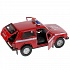 Пожарная часть с машиной Lada 4x4 22 см свет-звук ворота открываются  - миниатюра №4