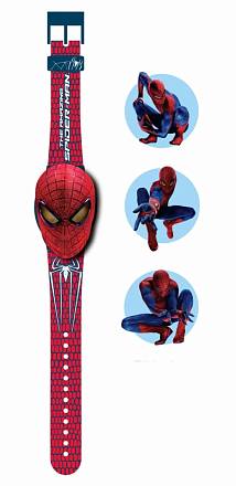 Часы наручные электронные «The Amazing Spider-Man» 4 сменные крышечки на циферблат 