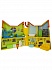 Игровой набор Три кота – Раскладной дом, 6 комнат, 14 предметов, 1 фигурка-сюрприз  - миниатюра №1