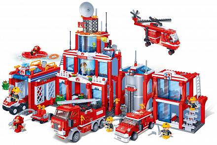 Конструктор - Пожарная станция, 1285 деталей 