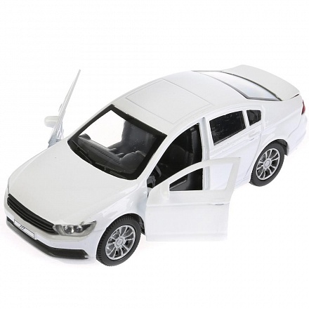 Инерционная металлическая машина – Volkswagen Passat, 12 см, белый 