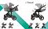 Детская коляска Bebetto Pascal 2 в 1, шасси черная/CZA LJ243  - миниатюра №10