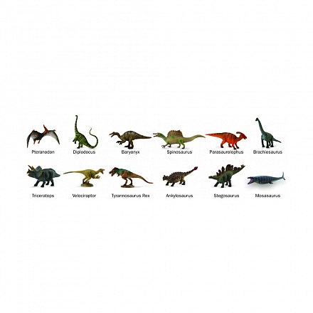 Большой набор мини динозавров 