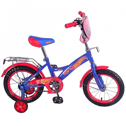 Детский велосипед – Hot Wheels, 14", GW-тип, сине-красный 