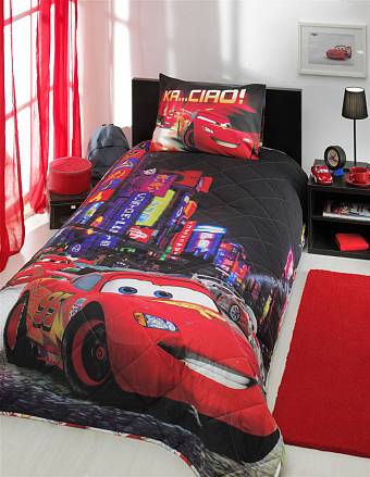 Детское покрывало, 1,5 спальное CARS 2 MOVIE