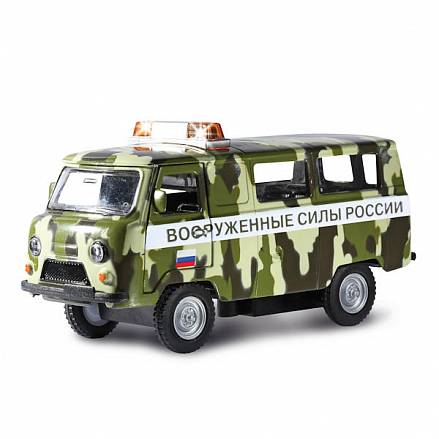 Инерционная машина УАЗ- 396259 "ВС РФ", свет, звук 