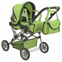 Коляска-трансформер для кукол - Buggy Boom Infinia, классическая, зеленая (Melobo, 8458_color C1) Коляска-трансформер для кукол - Buggy Boom Infinia, классическая, зеленая (Melobo, 8458_color C1)