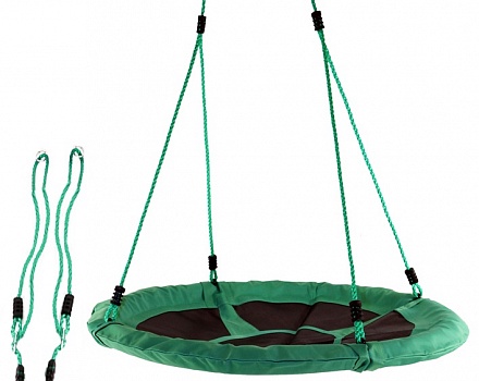 Качели-гнездо Kampfer большое складное, зеленого цвета, S04-418