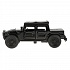 Модель Hummer H1 пикап, черный, 12 см, открываются двери, инерционный -WB) - миниатюра №5