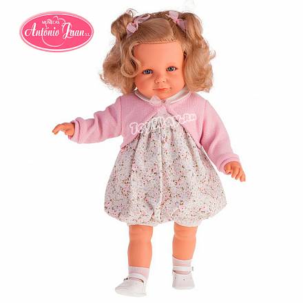 Кукла Нина в розовом, 55 см. 