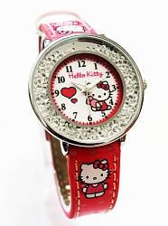 Часы наручные аналоговые Hello Kitty красные (Sanrio, 41201) Часы наручные аналоговые Hello Kitty красные (Sanrio, 41201)