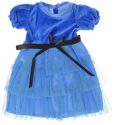 Одежда для кукол: платье, синий цвет 
