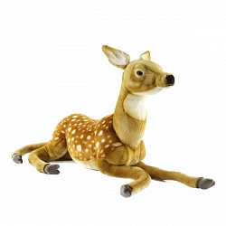 Мягкая игрушка Олененок лежащий, 70 см (Hansa, 6173) - миниатюра