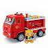 Конструктор – Инерционный пожарный грузовик, 126 деталей  - миниатюра №1