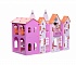 Домик с мебелью для кукол - Замок Джульетты, бело-розовый  - миниатюра №2