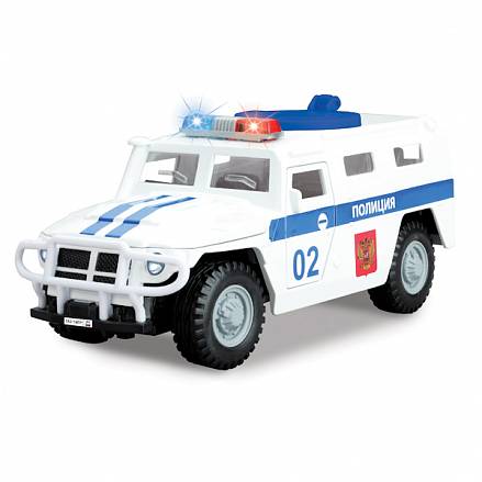 Инерционная машина "ГАЗ Тигр" - Полиция, свет, звук 