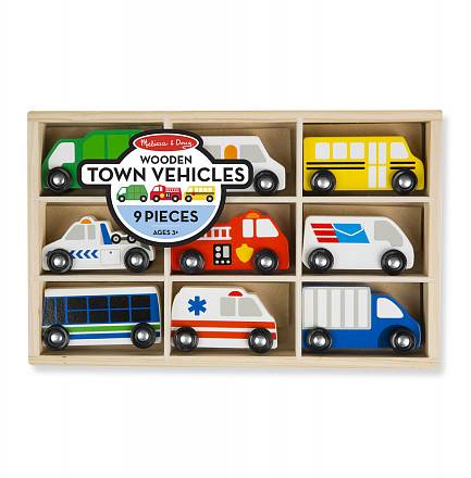 Набор из серии - Деревянные игрушки - Городской транспорт 