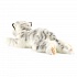 Мягкая игрушка - Детеныш белого тигра лежащий, 54 см  - миниатюра №4