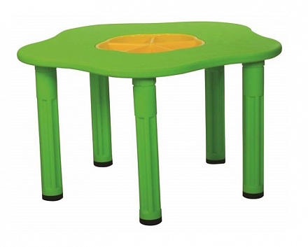 Детский столик Сэнди, с системой хранения мелочей, зеленый 