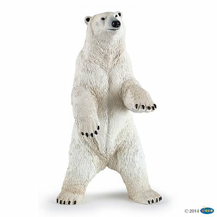 Стоящий полярный медведь  
