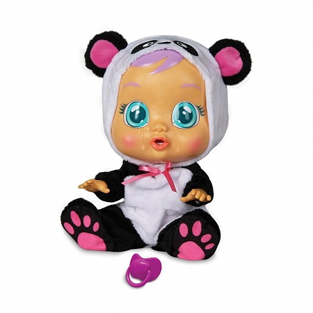 Интерактивная кукла - Плачущий младенец Crybabies – Pandy, 31 см 