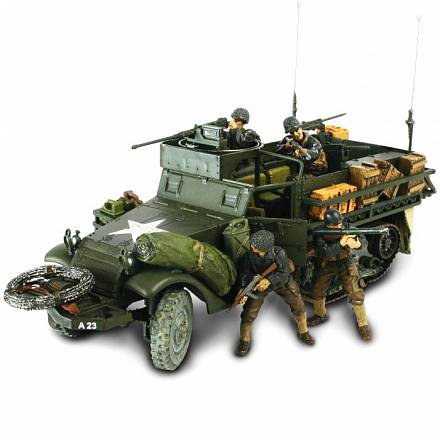 Коллекционная модель - США, Танк M3A1 Half-Track 1:32 
