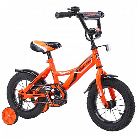 Велосипед детский 12' gw-тип со звонком и страховочными колесами 