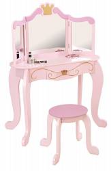 Туалетный столик-трельяж с зеркалом для девочки Принцесса Princess Vanity & Stool (KidKraft, 76123_KE) Туалетный столик-трельяж с зеркалом для девочки Принцесса Princess Vanity & Stool (KidKraft, 76123_KE)