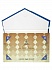 Блокнот Маленький Принц, с жесткой обложкой на магните формат А5, цвет – синий  - миниатюра №1