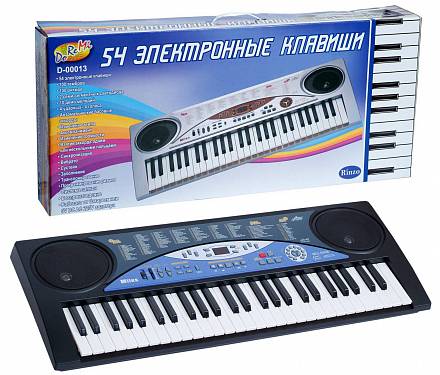 Детский синтезатор, 54 клавиши 