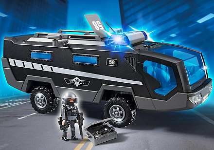 Игровой набор из серии «Полиция» - Машина специального назначения со светом и звуком 