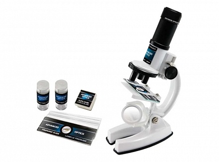 Набор для опытов с микроскопом и аксессуарами, 25 предметов, белый 