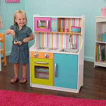 Деревянная игровая кухня для девочек Делюкс Мини Bright Toddler Kitchen (KidKraft, 53378_KE) Деревянная игровая кухня для девочек Делюкс Мини Bright Toddler Kitchen (KidKraft, 53378_KE)