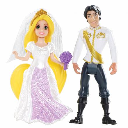 Набор мини-кукол - Сказочная свадьба - Рапунцель и Принц Юджин 