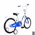 Двухколесный велосипед Aluminium Ecobike, диаметр колес 16 дюймов, голубой  - миниатюра №2