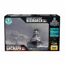 Сборная модель - немецкий линкор Бисмарк (Звезда, 9204sim) Сборная модель - немецкий линкор Бисмарк (Звезда, 9204sim)