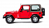Металлическая машинка Bburago Jeep Wrangler Sahara масштаб 1:18  - миниатюра №3