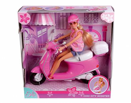 Кукла Штеффи на скутере 